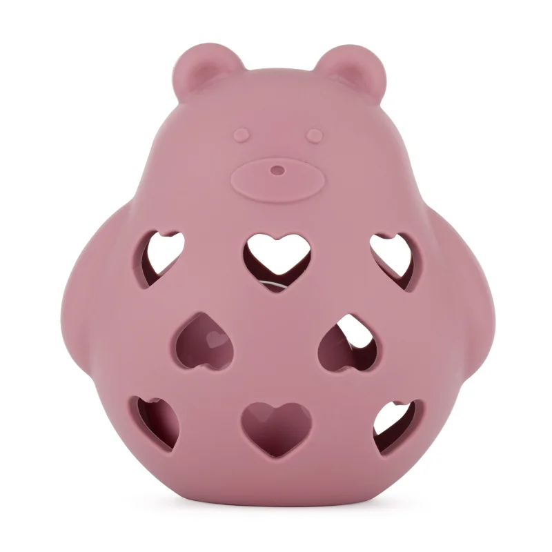 Petite & Mars Bear Basil 0m+ дрънкалка Dusty Rose - За деца - Сравни цени от 1 магазин с безплатна доставка