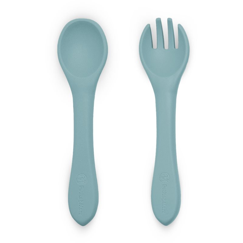 Petite & Mars Take & Match Silicone Cutlery прибор Frosted Sky 6m+ - За деца - Сравни цени от 1 магазин с безплатна доставка