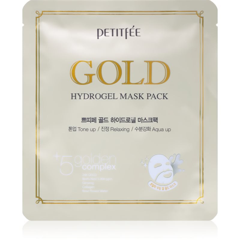 Petitfée Gold интензивна хидрогелна маска с 24 каратово злато