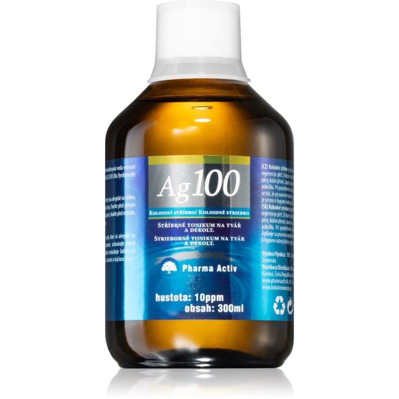 Pharma Activ Colloidal silver 10ppm почистващ тоник с колоидно сребро