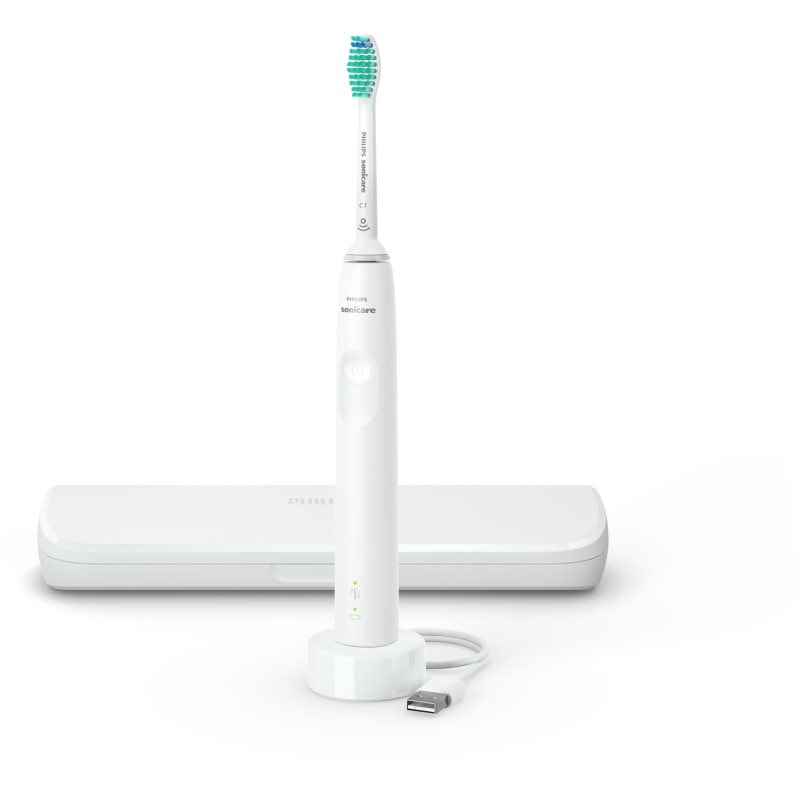 Philips Philips Sonicare 3100 HX3673/13 звукова електрическа четка за зъби White - Унисекс парфюм 1мл - Сравни цени от 1 магазин с безплатна доставка