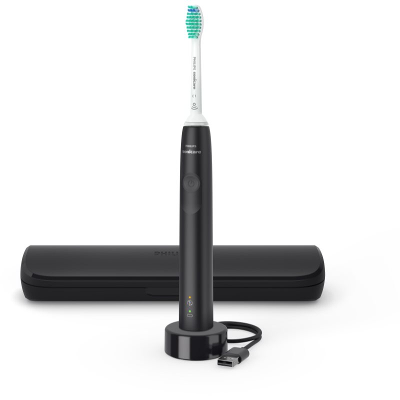 Philips Sonicare 3100 HX3673/14 звукова електрическа четка за зъби Black - Електроуред - Сравни цени от 1 магазин с безплатна доставка