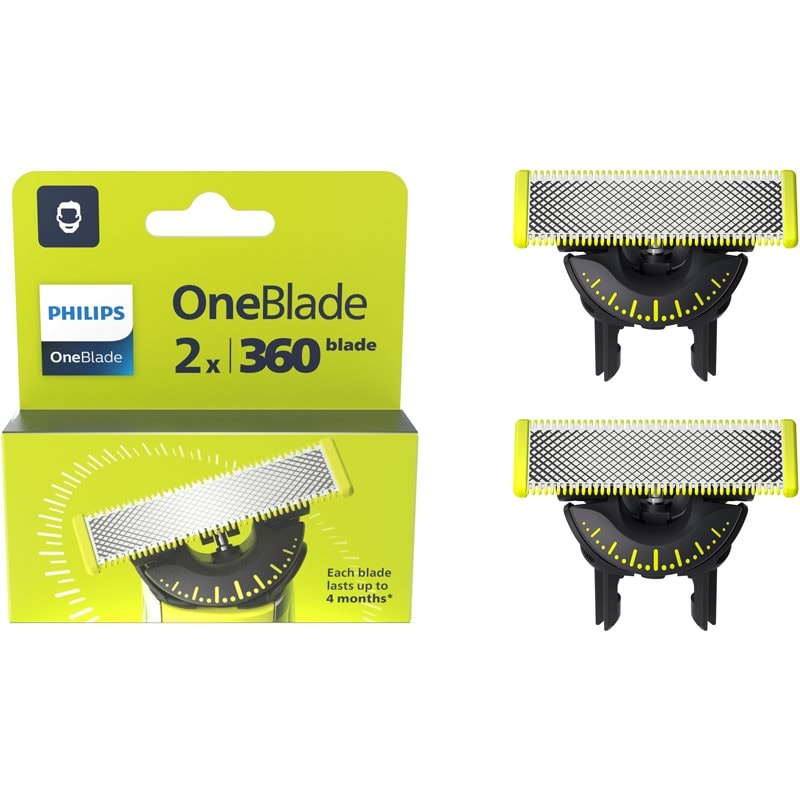 Philips OneBlade 360 QP420/50 Резервни остриета for OneBlade 360 - Електроуред - Сравни цени от 1 магазин с безплатна доставка