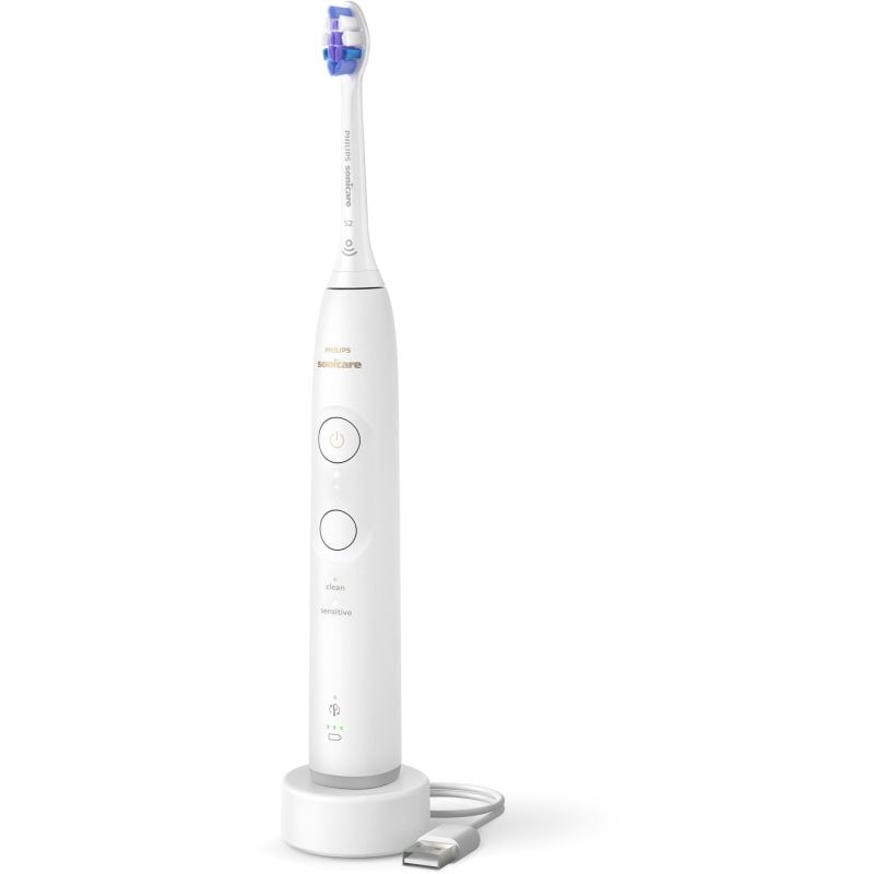 Philips Sonicare 6100 HX7400/01 звукова електрическа четка за зъби White