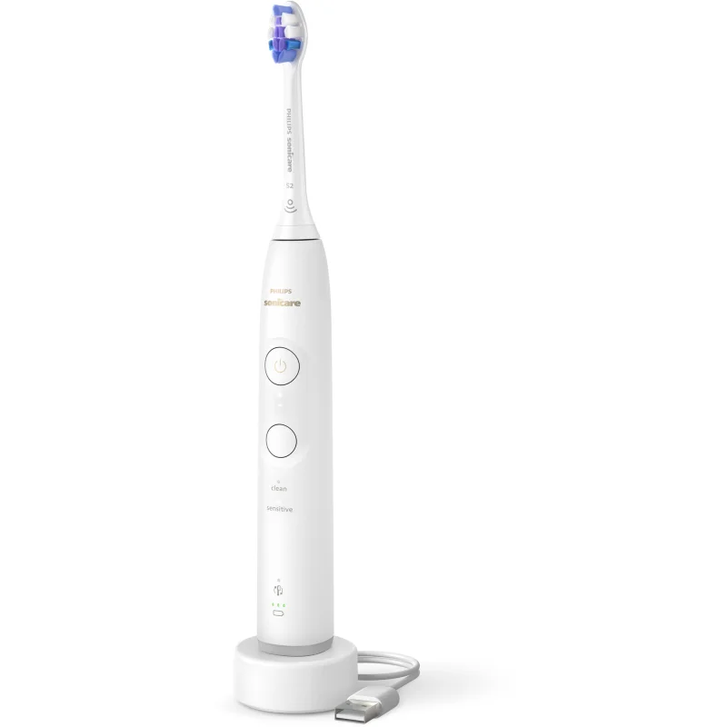 Philips Sonicare 6100 HX7400/01 звукова електрическа четка за зъби White - Електроуред - Сравни цени от 1 магазин с безплатна доставка