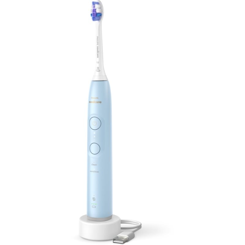Philips Sonicare 6100 HX7406/01 звукова електрическа четка за зъби Light Blue - Електроуред - Сравни цени от 1 магазин с безплатна доставка