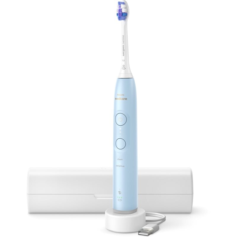 Philips Sonicare 6100 HX7406/02 звукова електрическа четка за зъби Light Blue - Електроуред - Сравни цени от 1 магазин с безплатна доставка