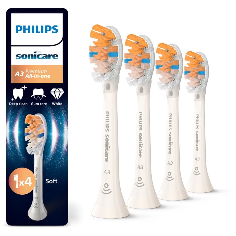 Philips Sonicare Premium All-in-One HX9094/87 резервни глави за четка за зъби White