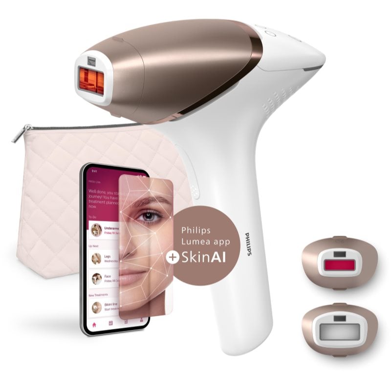 Philips Lumea IPL 9900 SkinAI BRI950/01 IPL епилатор за тяло, лице, бикини зоната и подмишниците