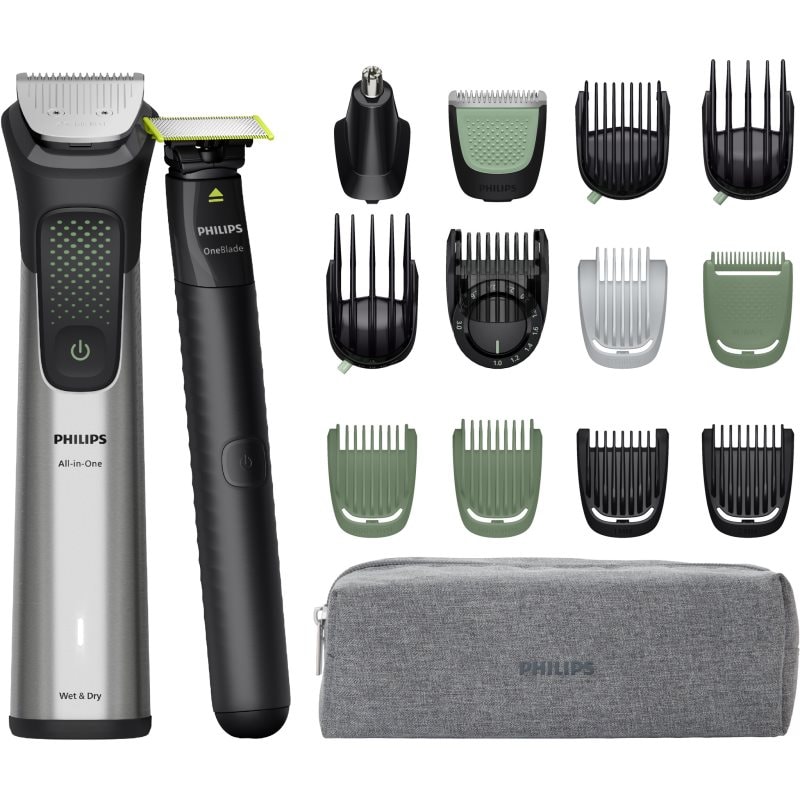 Philips Series 9000 MG9535/15 мултифункционален тример + Philips One Blade Face - Електроуред - Сравни цени от 1 магазин с безплатна доставка
