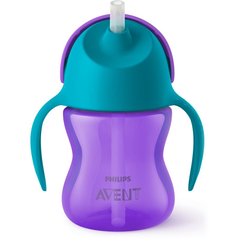 Philips Avent Bendy Straw SCF796/02 9m+ чаша с огъваща се сламка Purple - За деца - Сравни цени от 1 магазин с безплатна доставка