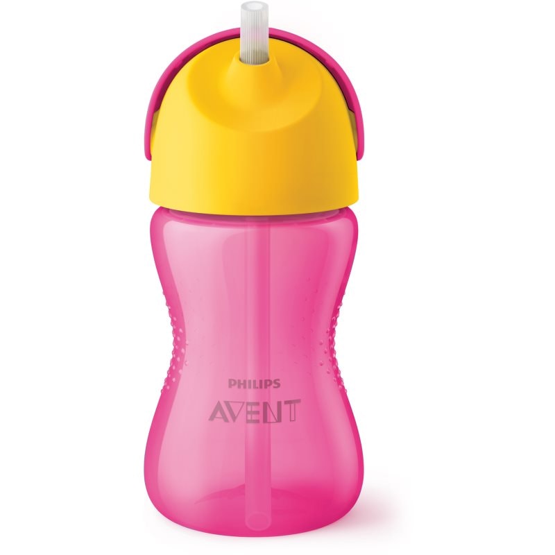 Philips Avent Bendy Straw SCF798/02 12m+ чаша с огъваща се сламка Pink - За деца - Сравни цени от 1 магазин с безплатна доставка