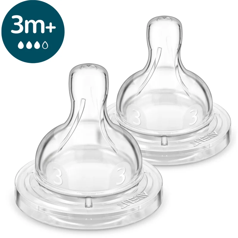 Philips Avent Anti-colic SCY763/02 биберон за шише против колики 3 m+ Medium Flow - За деца - Сравни цени от 1 магазин с безплатна доставка