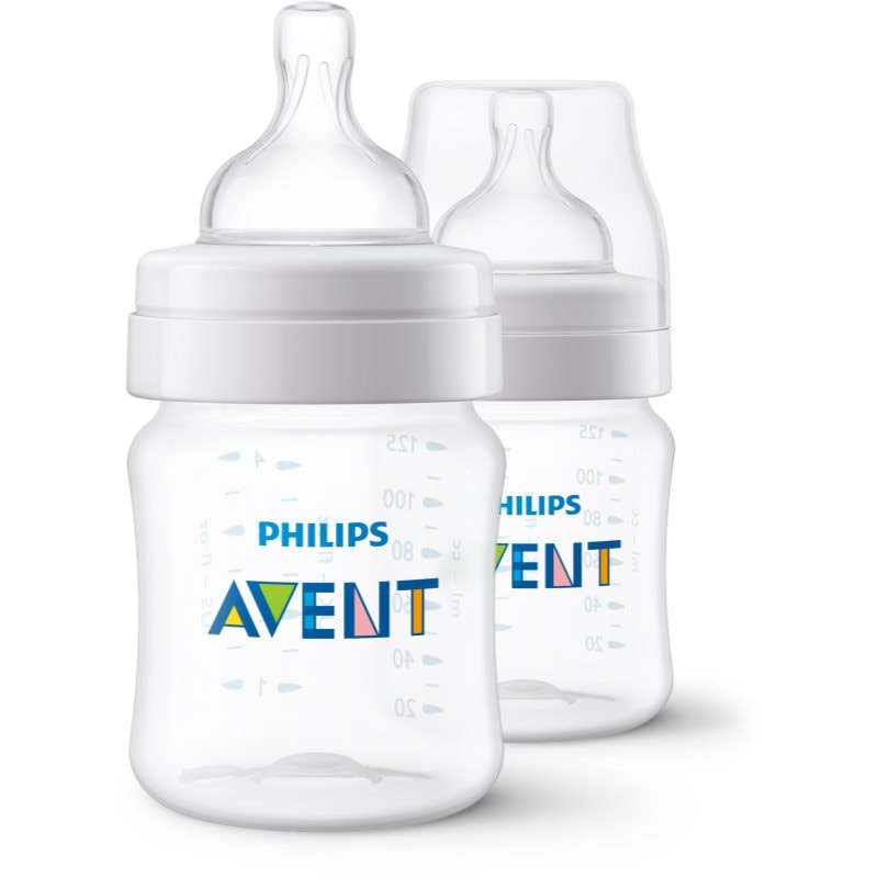 Philips Avent Anti-colic SCY100/02 бебешко шише против колики 1 m+ 2x - За деца - Сравни цени от 1 магазин с безплатна доставка