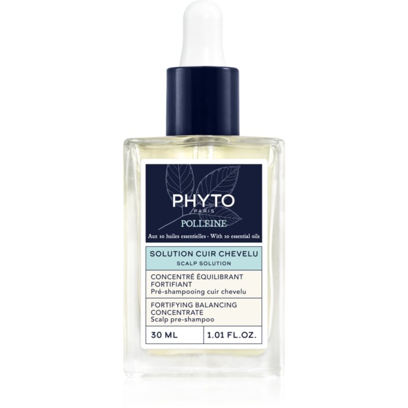 Phyto Polleine Fortifying Balancing Concentrate грижа за използване преди нанасянето на шампоан за мазна кожа на скалпа - Грижа за коса - Сравни цени от 1 магазин с безплатна доставка