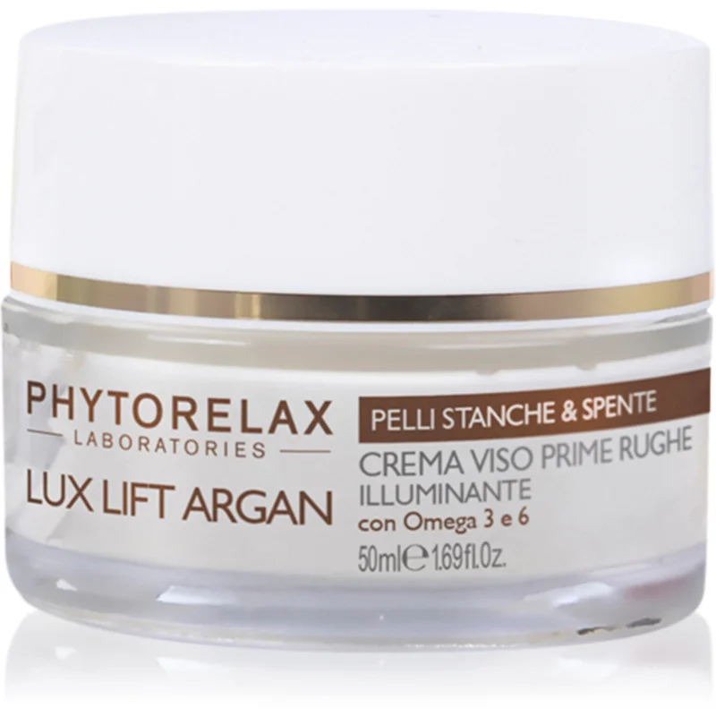 Phytorelax Laboratories Lux Lift Argan озаряващ крем за първи бръчки
