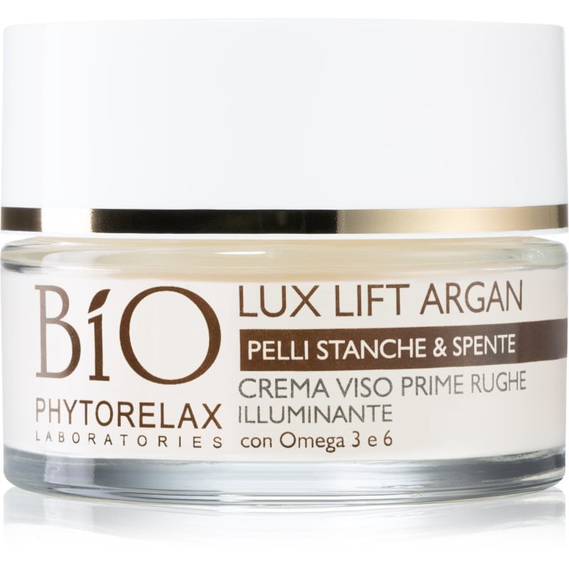 Phytorelax Laboratories Lux Lift Argan озаряващ крем за първи бръчки
