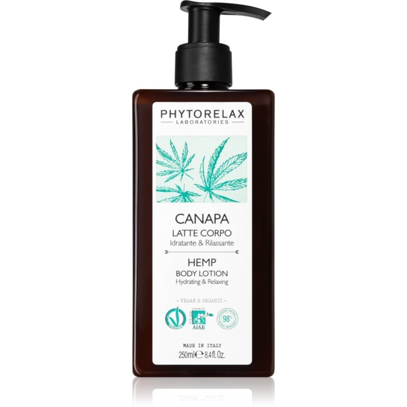Phytorelax Laboratories Hemp хидратиращо мляко за тяло - Грижа за тяло - Сравни цени от 1 магазин с безплатна доставка