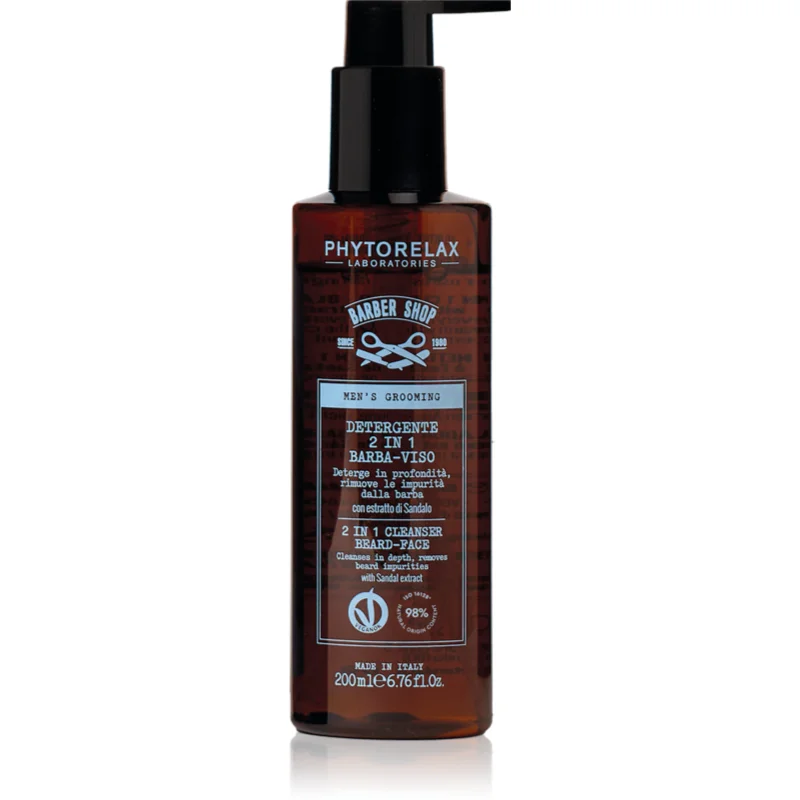 Phytorelax Laboratories Men's Grooming Barber Shop почистващ гел за мъже - Грижа за лице - Сравни цени от 1 магазин с безплатна доставка