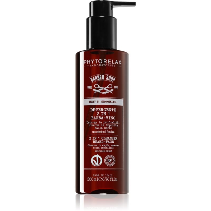 Phytorelax Laboratories Men's Grooming Barber Shop почистващ гел за мъже - Грижа за лице - Сравни цени от 1 магазин с безплатна доставка