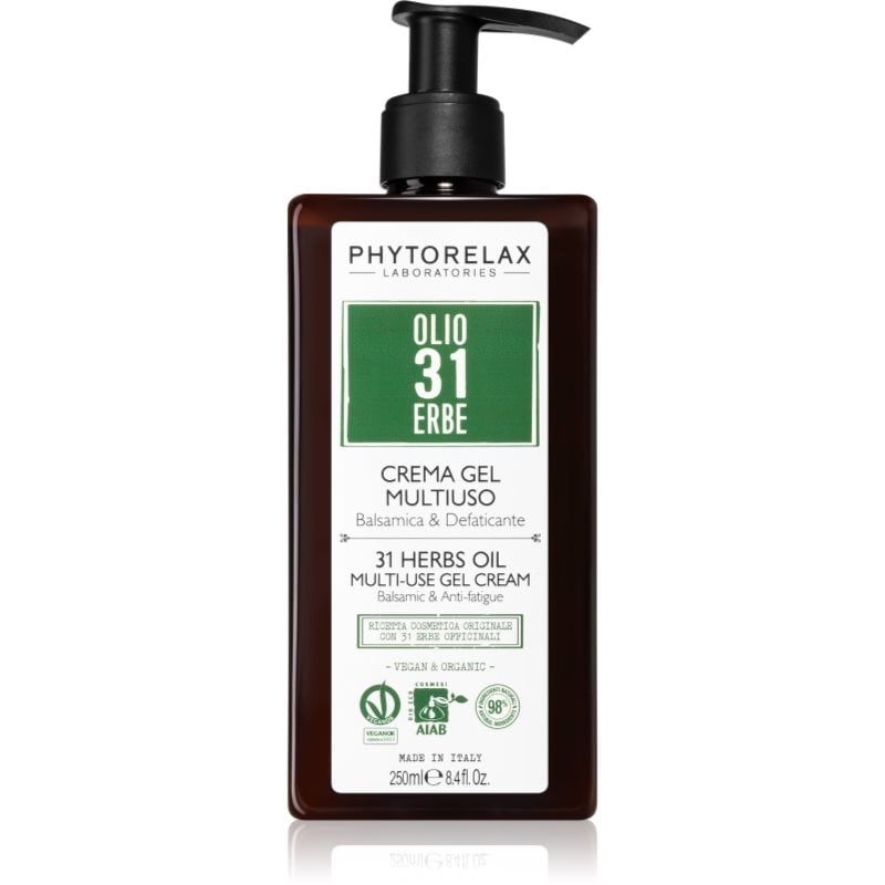 Phytorelax Laboratories 31 Herbs освежаващ крем-гел за тяло и крака