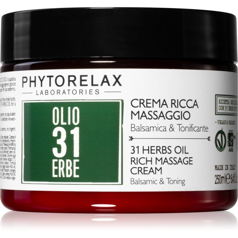 Phytorelax Laboratories Phytorelax Laboratories 31 Herbs масажен крем - Дамски парфюм 250мл - Сравни цени от 1 магазин с безплатна доставка