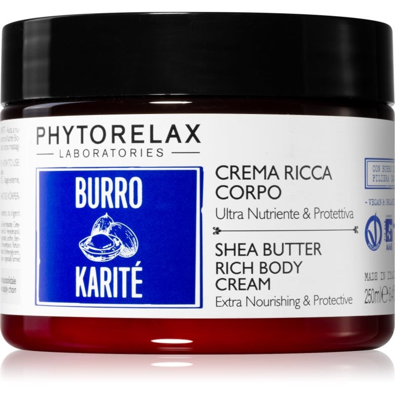 Phytorelax Laboratories Shea Butter подхранващ крем за тяло с масло от шеа