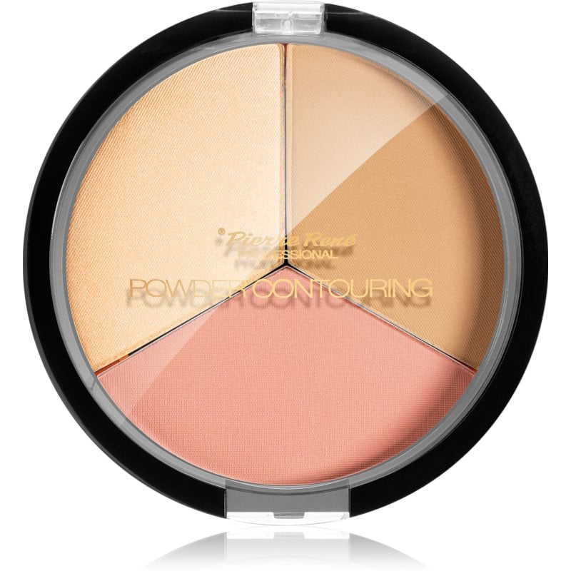 Pierre René Powder Contouring палитра за контуриране и озаряване