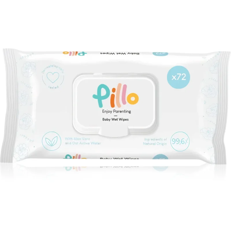 Pillo Baby Wet Wipes мокри кърпички за деца - Грижа за лице - Сравни цени от 1 магазин с безплатна доставка