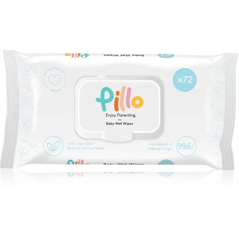 Pillo Baby Wet Wipes мокри кърпички за деца - Грижа за лице - Сравни цени от 1 магазин с безплатна доставка