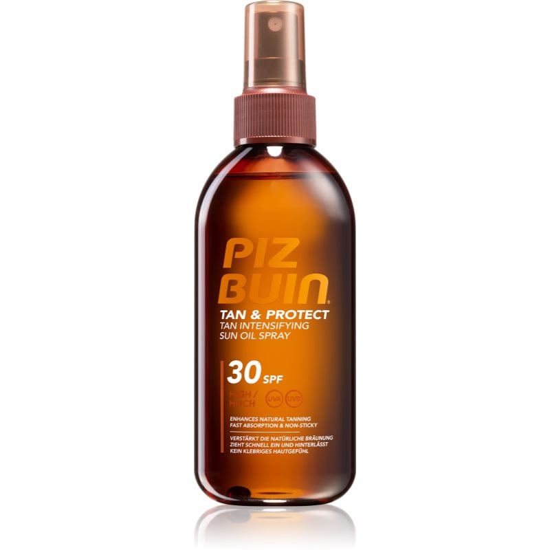Piz Buin Tan & Protect защитно олио за ускоряване на тена SPF 30