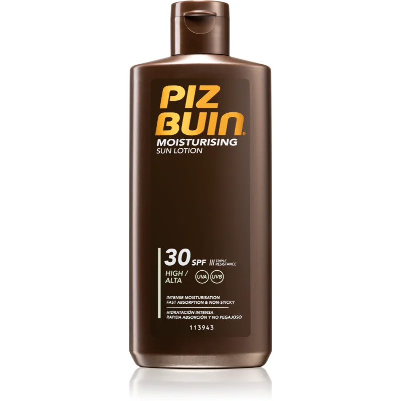 Piz Buin Moisturising хидратиращо мляко за тен SPF 30 - Грижа за тяло - Сравни цени от 1 магазин с безплатна доставка
