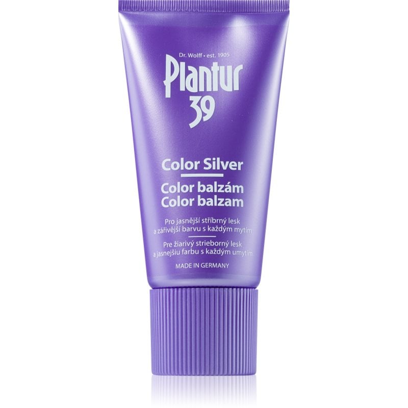 Plantur 39 Color Silver балсам с кофеин неутрализиращ жълтеникавите оттенъци