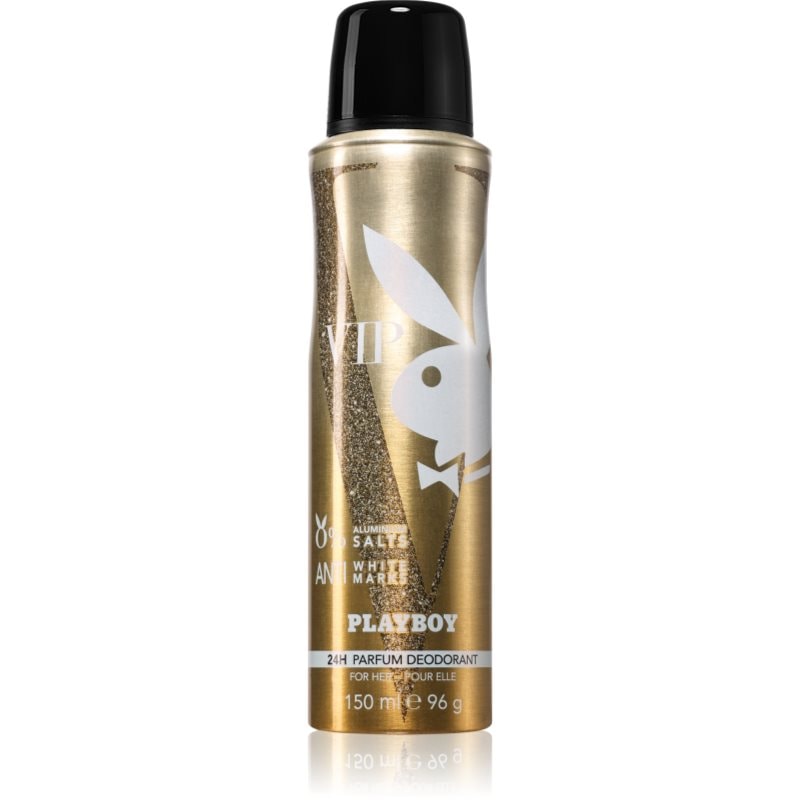 Playboy Playboy VIP For Her дезодорант в спрей за жени - Дамски парфюм 150мл - Сравни цени от 1 магазин с безплатна доставка