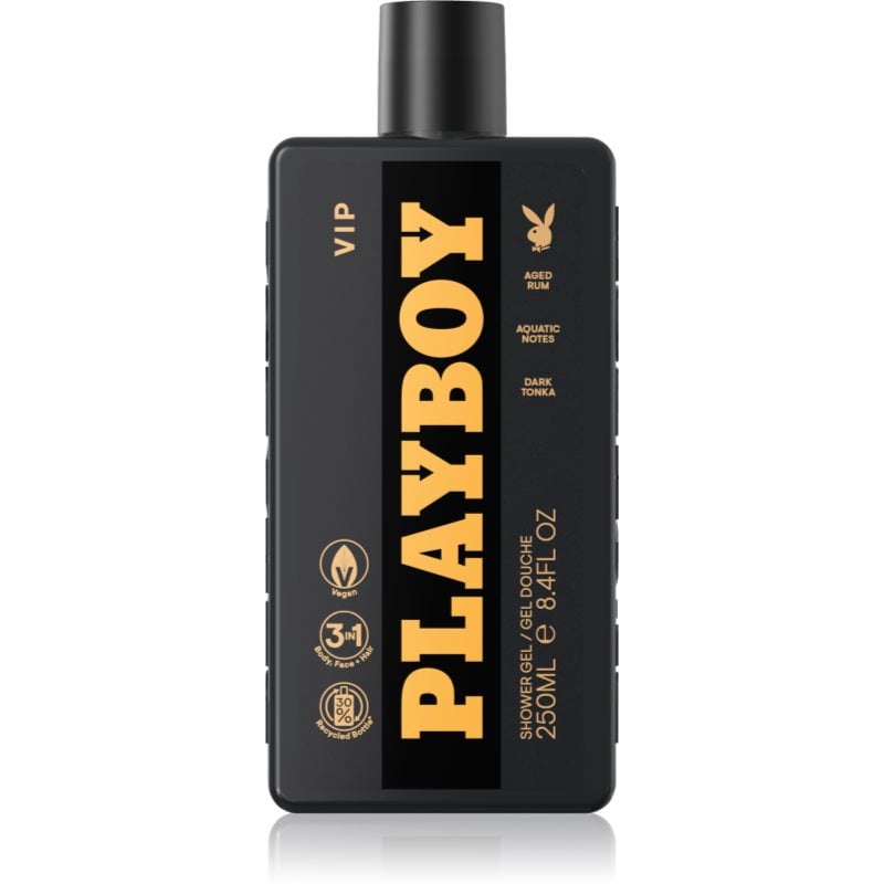 Playboy VIP For Him душ гел 3 в 1 за мъже