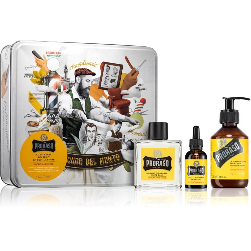 Proraso Set Beard Routine комплект за брадата Wood and Spice - Комплект - Сравни цени от 1 магазин с безплатна доставка