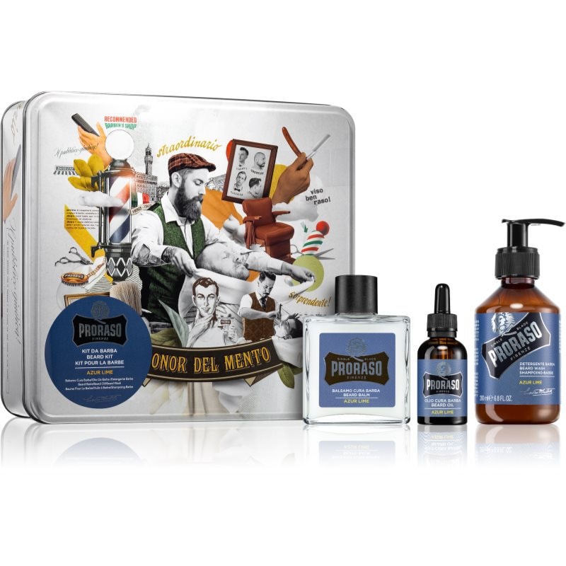 Proraso Set Beard Routine комплект за брадата Azur Lime - Комплект - Сравни цени от 1 магазин с безплатна доставка