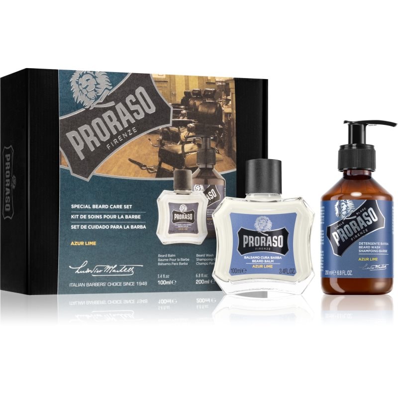 Proraso Set Beard Classic подаръчен комплект за мъже Azur Lime - Комплект - Сравни цени от 1 магазин с безплатна доставка
