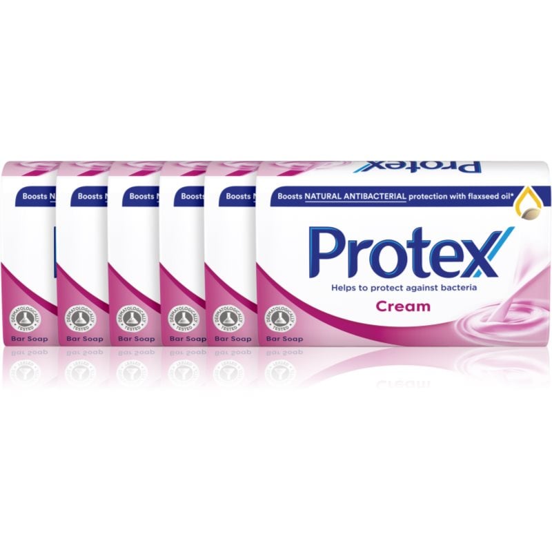 Protex Cream твърд сапун 6x90 гр.