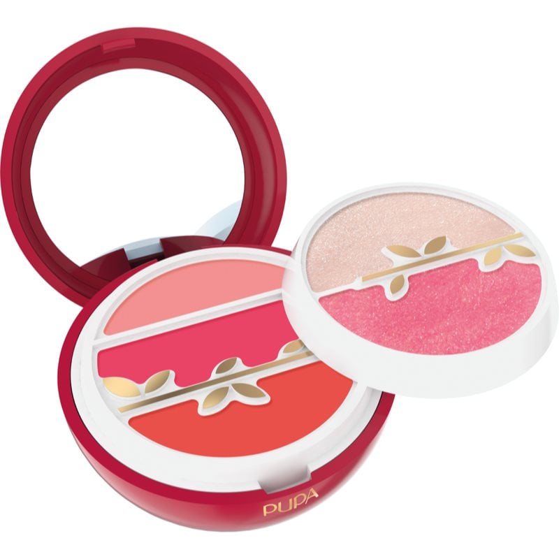 PUPA Milano All You Need Is Owl Owl палитра с грим за очи и устни повече нюанси RED
