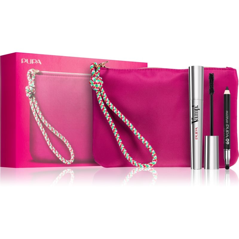 PUPA Milano Vamp! подаръчен комплект за опушен грим 100 Extra Black - Комплект - Сравни цени от 1 магазин с безплатна доставка