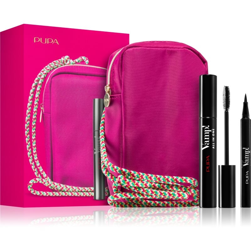PUPA Milano Vamp! All In One подаръчен комплект за очи 101 Black - Комплект - Сравни цени от 1 магазин с безплатна доставка