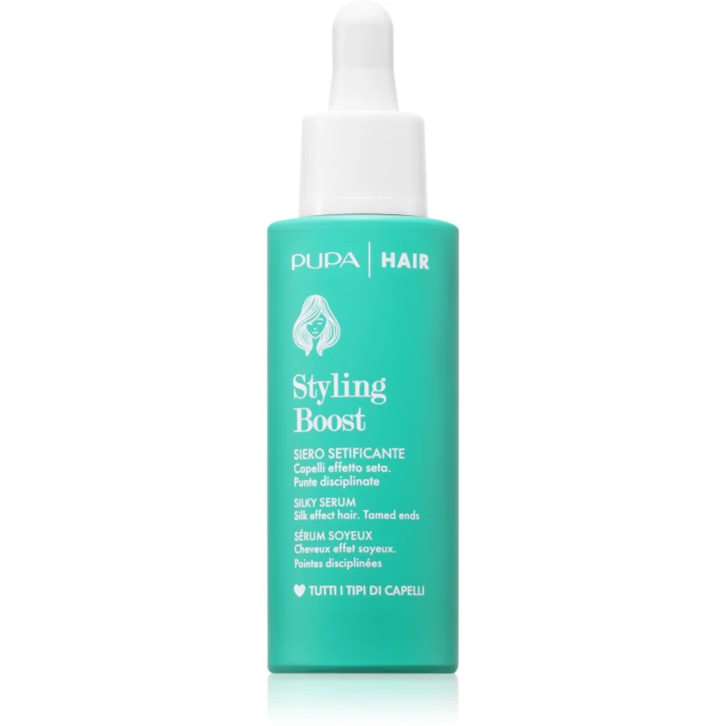 PUPA Milano Styling Boost Hair Serum серум за копринено нежна коса - Грижа за коса - Сравни цени от 1 магазин с безплатна доставка