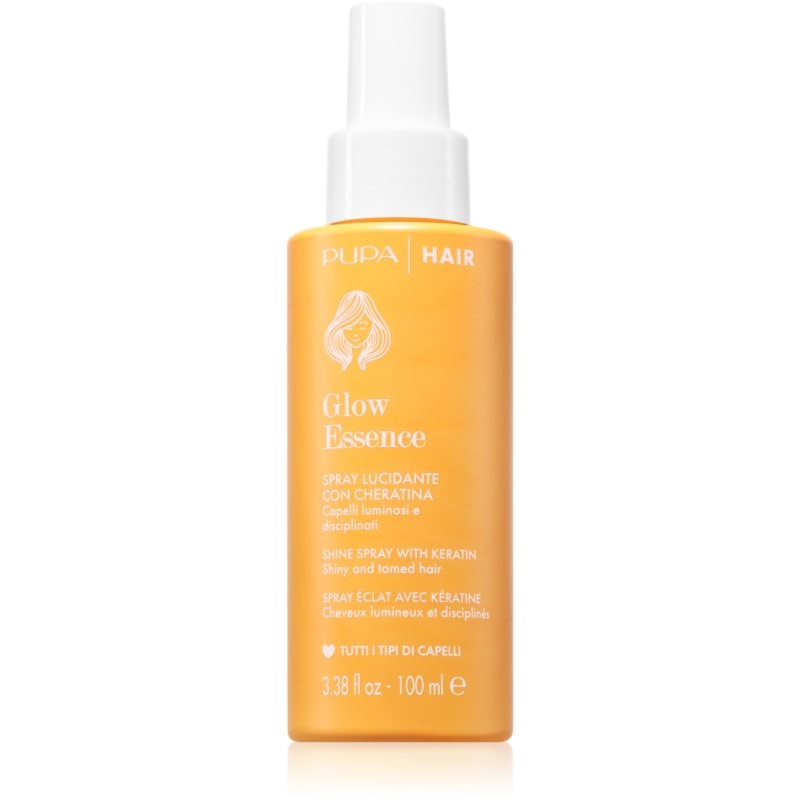 PUPA Milano Glow Essence Hair Spray хидратиращ спрей за коса за здрав блясък - Грижа за коса - Сравни цени от 1 магазин с безплатна доставка