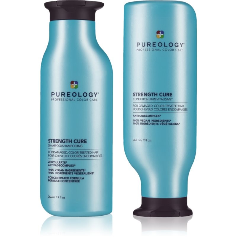Pureology Strenghth Cure Duo комплект за укрепване на косата - Комплект - Сравни цени от 1 магазин с безплатна доставка