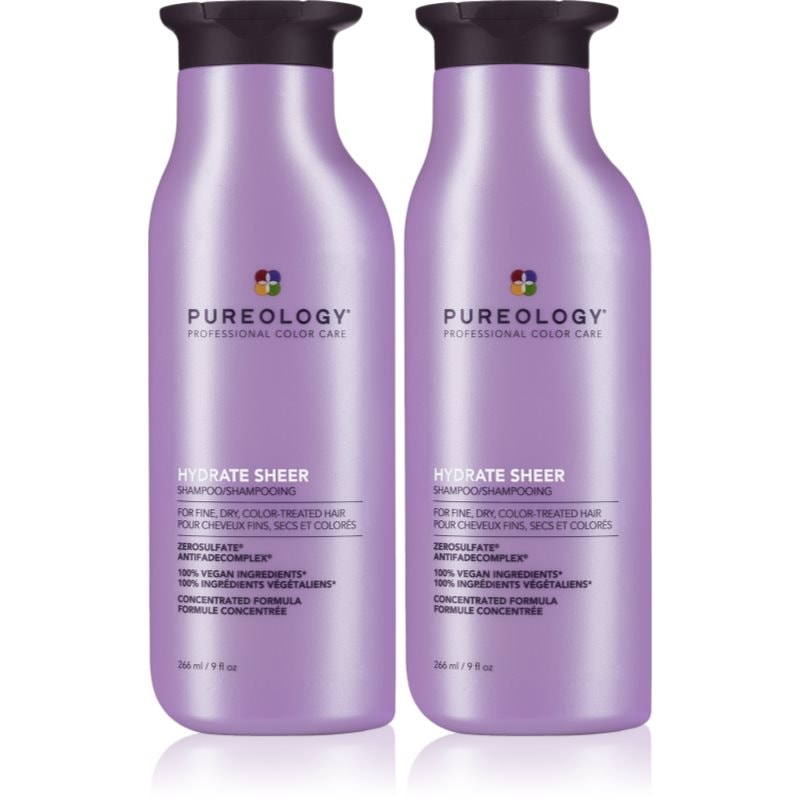 Pureology Hydrate Sheer shampoo Duopack комплект - Комплект - Сравни цени от 1 магазин с безплатна доставка