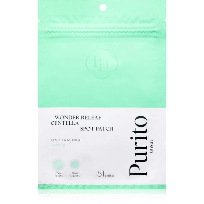 Purito Wonder Releaf Centella Spot Patch лепенки за проблемна кожа - Грижа за лице - Сравни цени от 1 магазин с безплатна доставка
