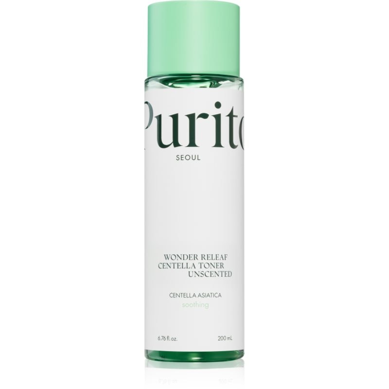 Purito Wonder Releaf Centella Toner Unscented успокояващ тоник за лице за чувствителна кожа на лицето - Грижа за лице - Сравни цени от 1 магазин с безплатна доставка