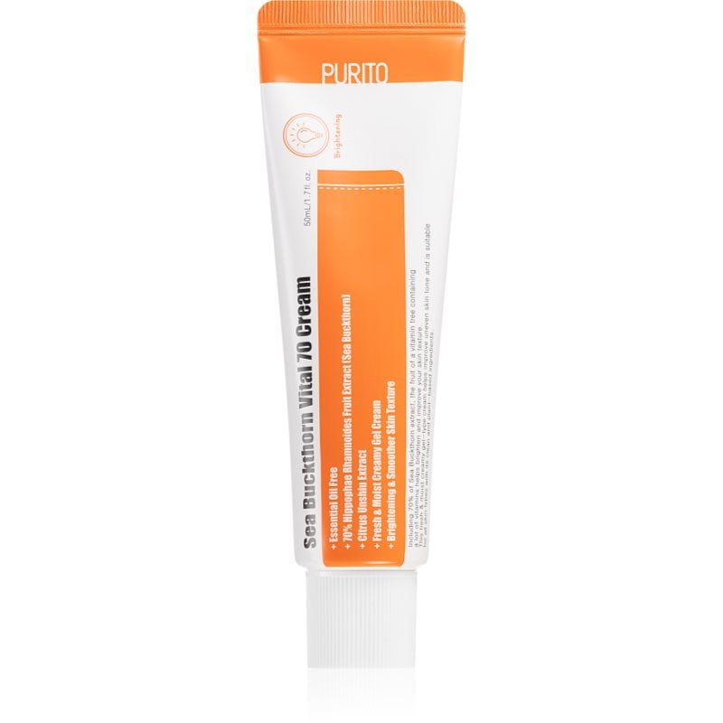 Purito Sea Buckthorn Vital 70 хидратиращ и успокояващ крем с облепиха