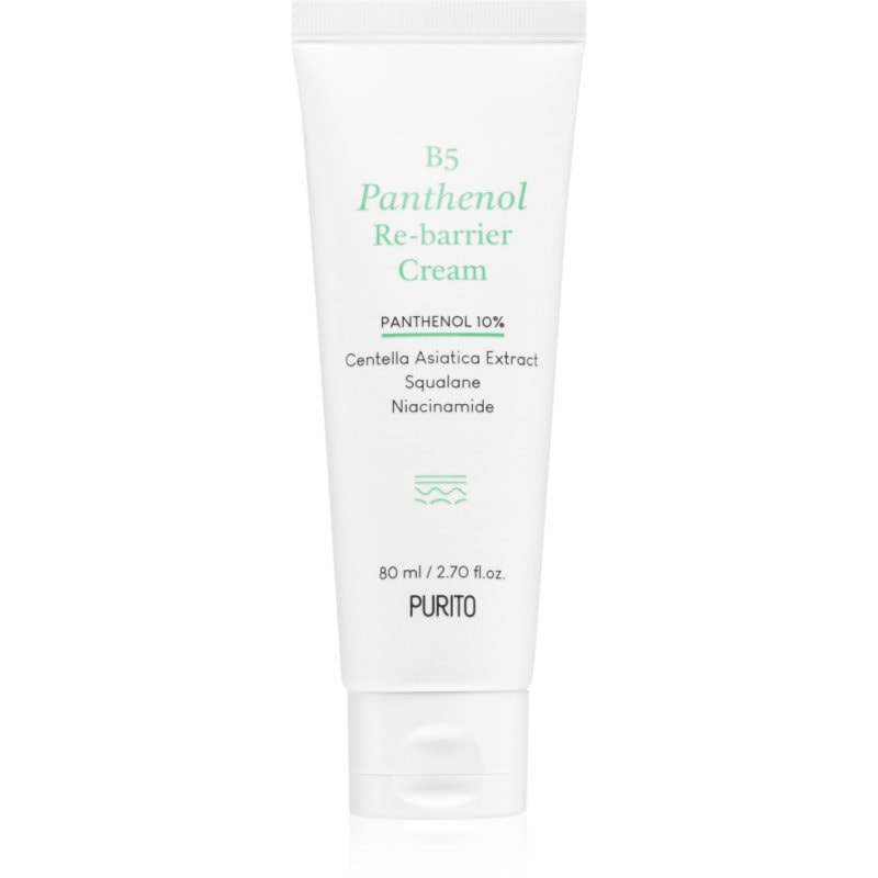 Purito B5 Panthenol Re-barrier Cream дълко хидратиращ крем в дълчина с успокояващ ефект - Грижа за лице - Сравни цени от 1 магазин с безплатна доставка